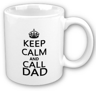 40% OFF on Giftsmate Keep Calm and Call Dads Ceramic Mug