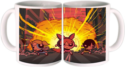 25% OFF on Shopkeeda Powerpuff Girls Ceramic Mug 350 ml