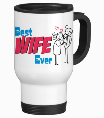 52% OFF on Tiedribbons Best Gifts For Wife Birthday Travel Stainless Steel Mug 350 ml