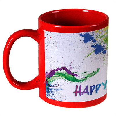 56% OFF on AMY Abstrack Happy Holi Color Splash Red Ceramic Mug 325 ml 56% OFF on AMY Abstrack Happy Holi Color Splash Red Ceramic Mug 325 ml