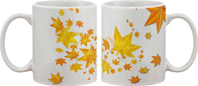 Artifa Autumn Leaves Star Porcelain, Ceramic Mug 350 ml Artifa Autumn Leaves Star Porcelain, Ceramic Mug 350 ml