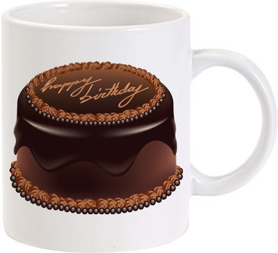 40% OFF on Lolprint Happy Birthday Chocolate Cake Ceramic Mug 325 ml 40% OFF on Lolprint Happy Birthday Chocolate Cake Ceramic Mug 325 ml