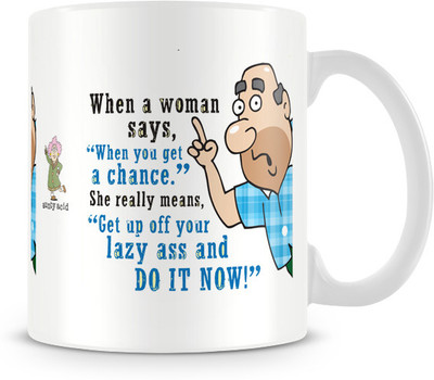 35% OFF on Tashanstreet Aunty Acid Do It Now Ceramic Mug