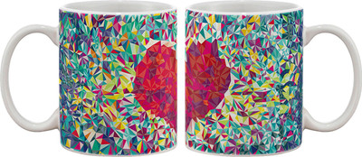 15% OFF on Artifa Heart Artistic Porcelain, Ceramic Mug 350 ml 15% OFF on Artifa Heart Artistic Porcelain, Ceramic Mug 350 ml