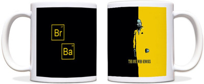 60% OFF on ShopMantra Breaking Bad The One Who Bad Black Ceramic Mug 300 ml