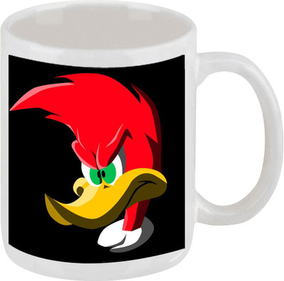 28% OFF on Ellicon E94 Funny Cartoom Face Ceramic Mug 325 ml