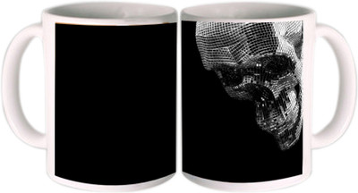 25% OFF on Shopkeeda Silver Skull Ceramic Mug 350 ml 25% OFF on Shopkeeda Silver Skull Ceramic Mug 350 ml