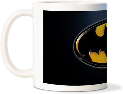 81% OFF on AMY Black Batman Logo Ceramic Mug