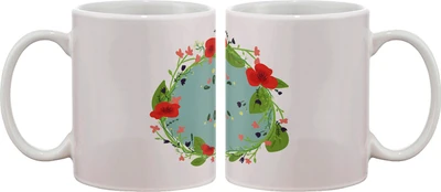Artifa Flowers And Water Porcelain, Ceramic Mug 350 ml Artifa Flowers And Water Porcelain, Ceramic Mug 350 ml