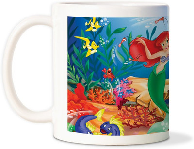 75% OFF on AMY Cartoon Mermaidcoffee Ceramic Mug