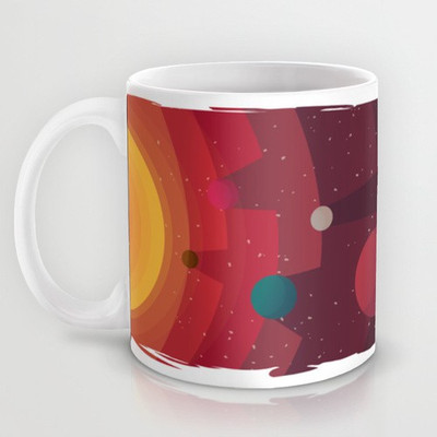41% OFF on Astrode Solar System Ceramic Mug 325 ml
