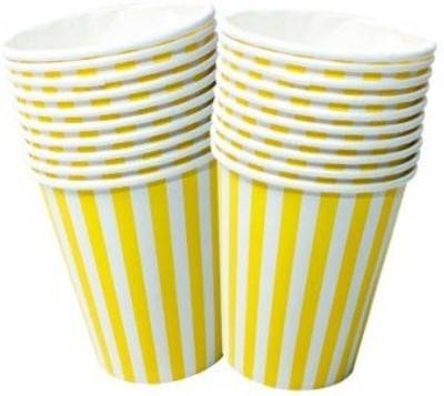 10% OFF on Smartcraft Striped Cup-Yellow Paper Mug 10% OFF on Smartcraft Striped Cup-Yellow Paper Mug