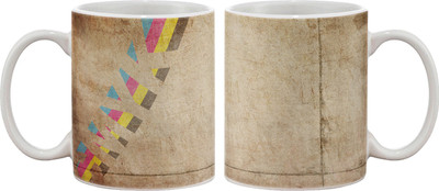 15% OFF on Artifa Cymk Design Porcelain, Ceramic Mug 350 ml 15% OFF on Artifa Cymk Design Porcelain, Ceramic Mug 350 ml