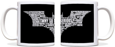 60% OFF on ShopMantra Why So Serious Batman Logo Black Ceramic Mug 300 ml 60% OFF on ShopMantra Why So Serious Batman Logo Black Ceramic Mug 300 ml