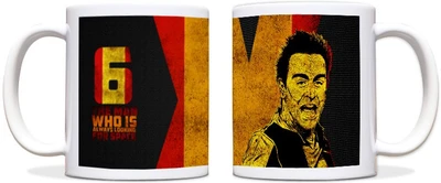 60% OFF on ShopMantra Xavier Hern?ndez Spain Football Black Ceramic Mug 300 ml