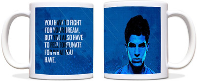 60% OFF on ShopMantra CECS Fabregas Footballer Black Ceramic Mug 300 ml