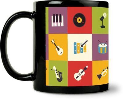 54% OFF on ShopMantra Musical Instruments Icons Ceramic Mug 300 ml 54% OFF on ShopMantra Musical Instruments Icons Ceramic Mug 300 ml