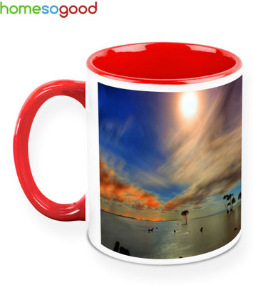 33% OFF on HomeSoGood The Burning Sun Ceramic Mug 280 ml 33% OFF on HomeSoGood The Burning Sun Ceramic Mug 280 ml