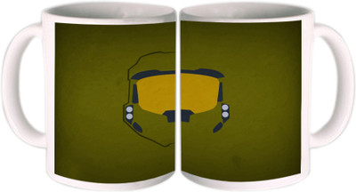 25% OFF on Shopkeeda Halo Master Chief Ceramic Mug 350 ml