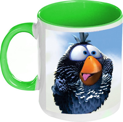 41% OFF on AMY Two Birds Inside Green Coffee Ceramic Mug 325 ml