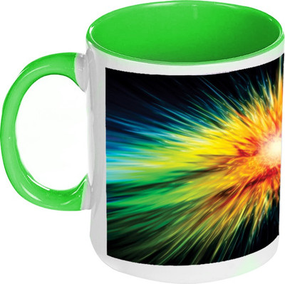 58% OFF on AMY Colorful Ray Light Inside Green Coffee Ceramic Mug 325 ml 58% OFF on AMY Colorful Ray Light Inside Green Coffee Ceramic Mug 325 ml