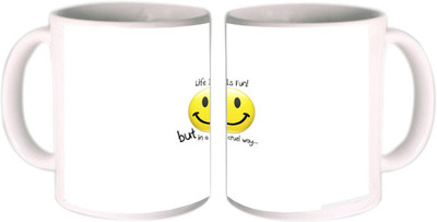 25% OFF on Shopkeeda Life is Fun Ceramic Mug 350 ml 25% OFF on Shopkeeda Life is Fun Ceramic Mug 350 ml