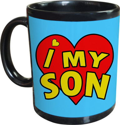 55% OFF on SajawatHomes Gifts For Son Black Coffee Ceramic Mug 350 ml 55% OFF on SajawatHomes Gifts For Son Black Coffee Ceramic Mug 350 ml