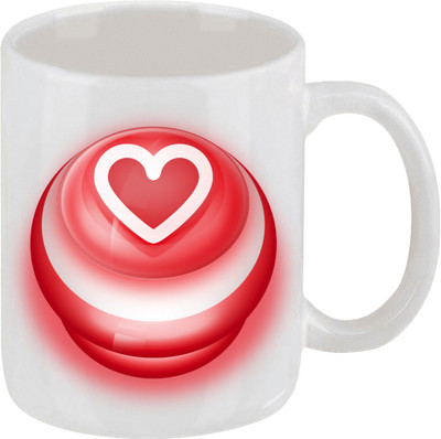 16% OFF on Ellicon Love Heart Ceramic Mug 16% OFF on Ellicon Love Heart Ceramic Mug