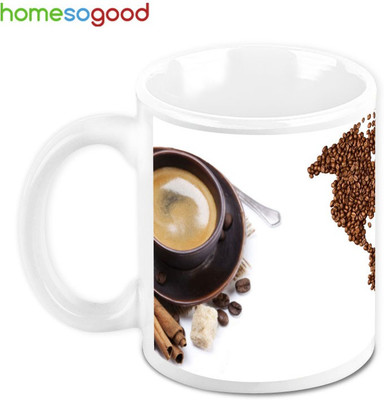 41% OFF on Homesogood Every Continent Loves Coffee Ceramic Mug 280 ml 41% OFF on Homesogood Every Continent Loves Coffee Ceramic Mug 280 ml