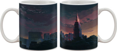 Artifa City Buildings Art Porcelain, Ceramic Mug 350 ml