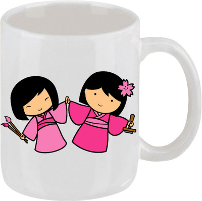 16% OFF on Ellicon Love Frnds Ceramic Mug