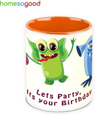 33% OFF on HomeSoGood Lets Party On Your Birthday Ceramic Mug 325 ml 33% OFF on HomeSoGood Lets Party On Your Birthday Ceramic Mug 325 ml