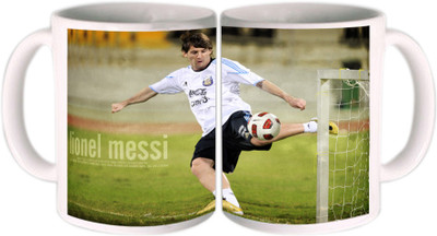 25% OFF on Shopkeeda FIFA 2014 Lionel Messi Ceramic Mug 350 ml