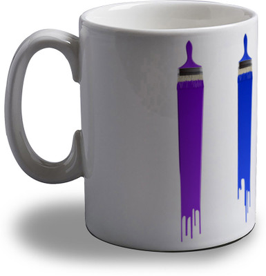 15% OFF on Artifa Paint Brushes Porcelain, Ceramic Mug 350 ml 15% OFF on Artifa Paint Brushes Porcelain, Ceramic Mug 350 ml
