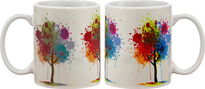 15% OFF on Artifa Splash Tree Porcelain, Ceramic Mug 350 ml 15% OFF on Artifa Splash Tree Porcelain, Ceramic Mug 350 ml