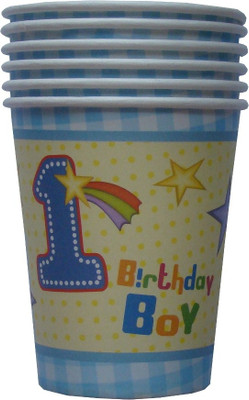 ShopAParty 1st Birthday Boy Paper Mug ShopAParty 1st Birthday Boy Paper Mug