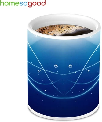 41% OFF on Home So Good Bubbles Designed Pattern Ceramic Mug 280 ml