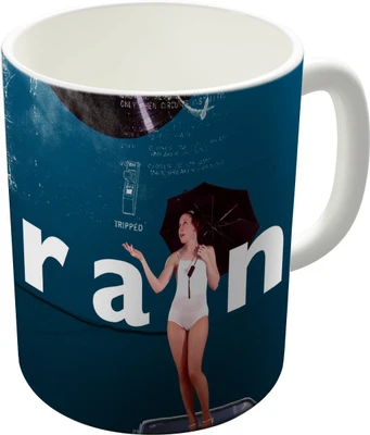 80% OFF on The Fappy Store Rain Ceramic Mug 300 ml