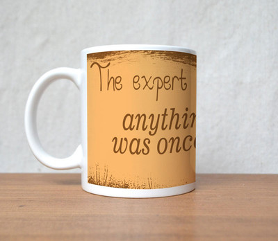 50% OFF on StyBuzz The Expert In Anything Porcelain Mug 300 ml