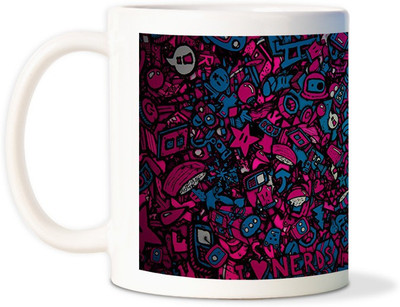 87% OFF on AMY Nerd Colorful Ceramic Mug