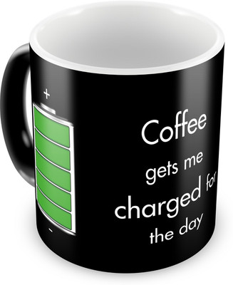 12% OFF on Everyday Gifts Charged For The Day Magic Ceramic Mug
