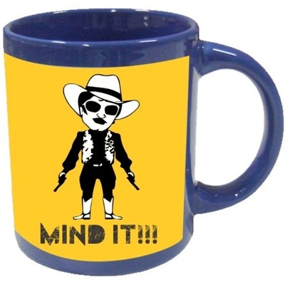 46% OFF on Printland Mind it Coffee Ceramic Mug 350 ml