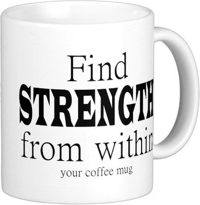 88% OFF on Exoctic Silver Mast Quotes A118 Ceramic Mug 250 ml