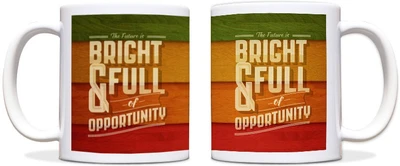 60% OFF on ShopMantra Printed Motivational Black Ceramic Mug 300 ml