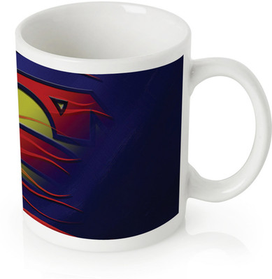 60% OFF on Amore Superman Logo 4 Ceramic Mug 350 ml