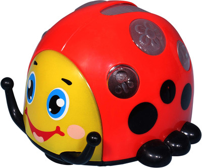 Mitashi Skykidz Rollover Beetle Musical Toy (Red)