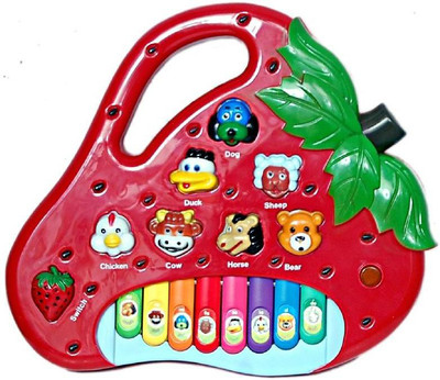 Homeshopeez Musical Jungle Farm Piano Multicolor Homeshopeez Musical Jungle Farm Piano Multicolor