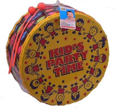 Toyzstation Kids Party Drum Yellow Toyzstation Kids Party Drum Yellow