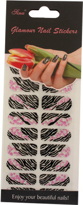 40% OFF on Nail Sina Glamour Nail Stickers NSGSae 021 Multicolor