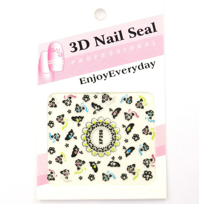 SPM Nail Art Pasting Stickers 3d For Women Multicolor SPM Nail Art Pasting Stickers 3d For Women Multicolor